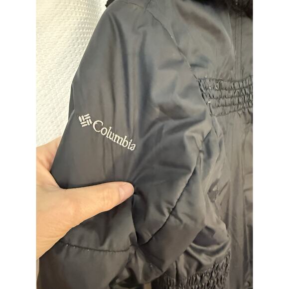 Columbia Women’s‎ XS Down Filled Fitted Puffer Jacket Black - Picture 7 of 11